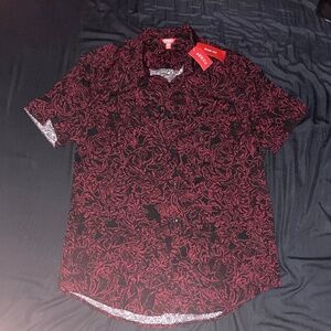 GUESS men’s button down top size Large NWT